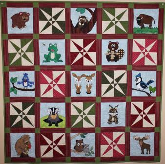 Forest Frolic Quilt pattern by Ms P Designs USA