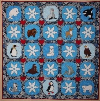 Polar Animals Quilt Pattern by Ms P Designs USA