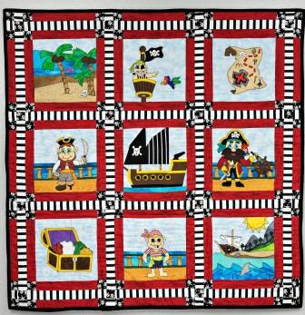 Pirates Adventure Quilt pattern by Ms P Designs USA
