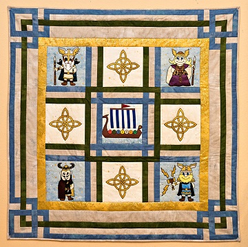 Viking Gods Quilt by Ms P Designs USA