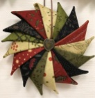 Folded Star Ornaments M by Ms P and Friends