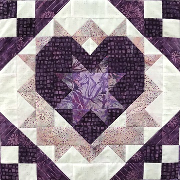 Heart in Star by Ms P Designs USA