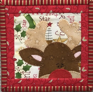 Reindeer Coaster by Ms P Designs USA