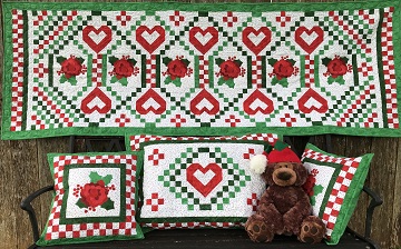 Christmas Bed Runner Set by Ms P Designs USA