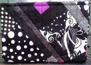 Black and Gray Scrappy Basket C by Sharon @ Ms P Designs USA