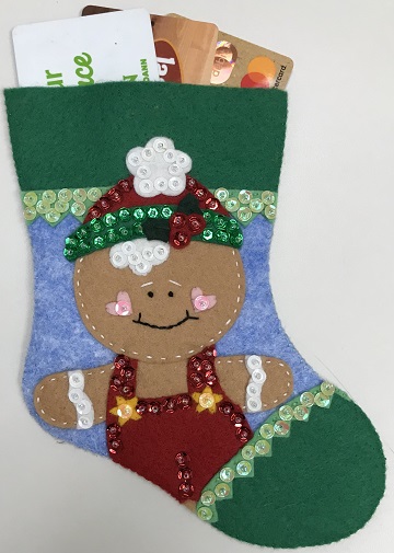 Gingerbread Boy Gift Card Holder by Ms P Designs USA