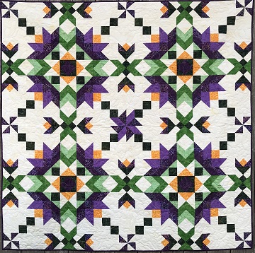 Cypress Lilies Quilt by Ms P Designs USA