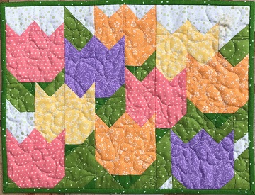 Tulip Patch Place Mats by Ms P Designs USA